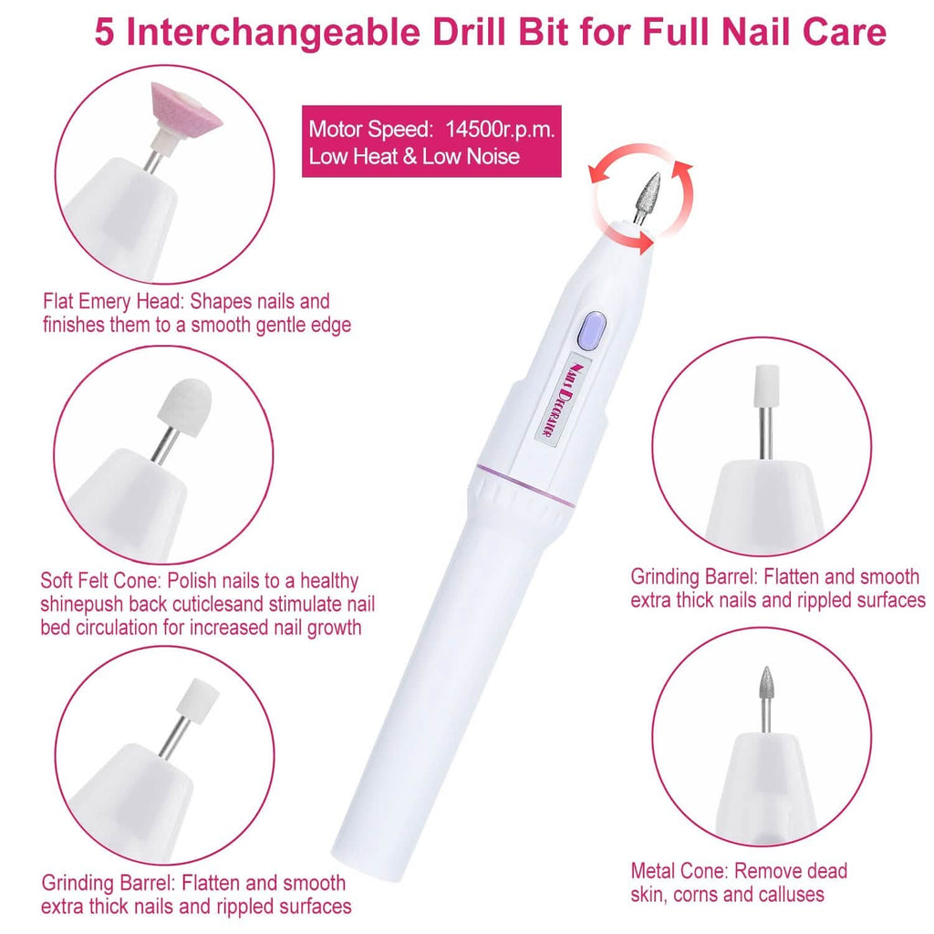 Lime à ongles électrique professionnelle pour manucure pédicure