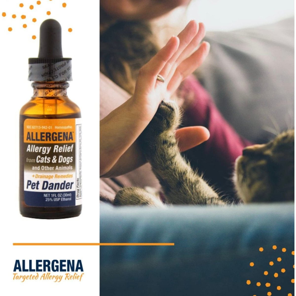 Progena Allergena Squames d'animaux 1oz