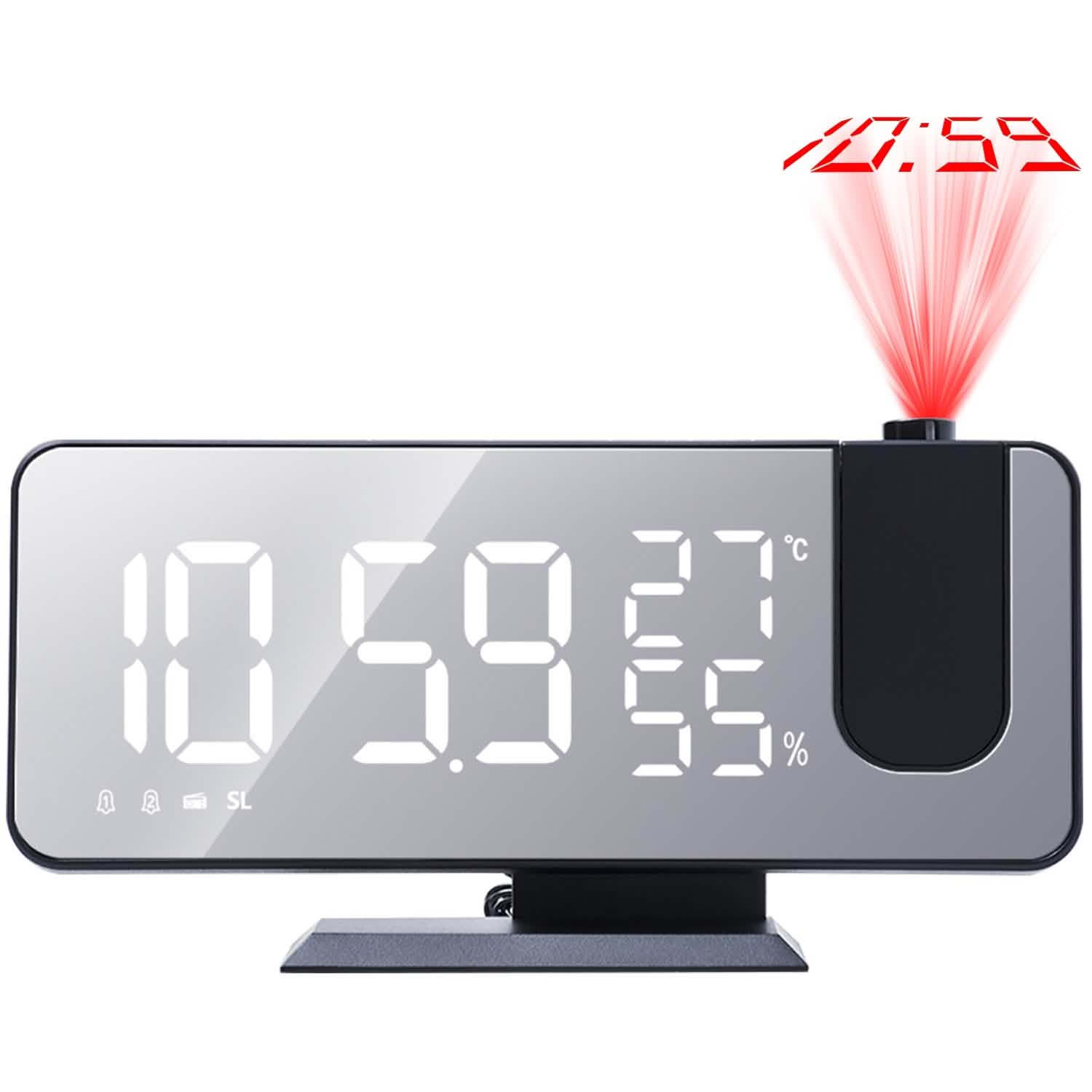 Réveil projecteur avec fonction radio