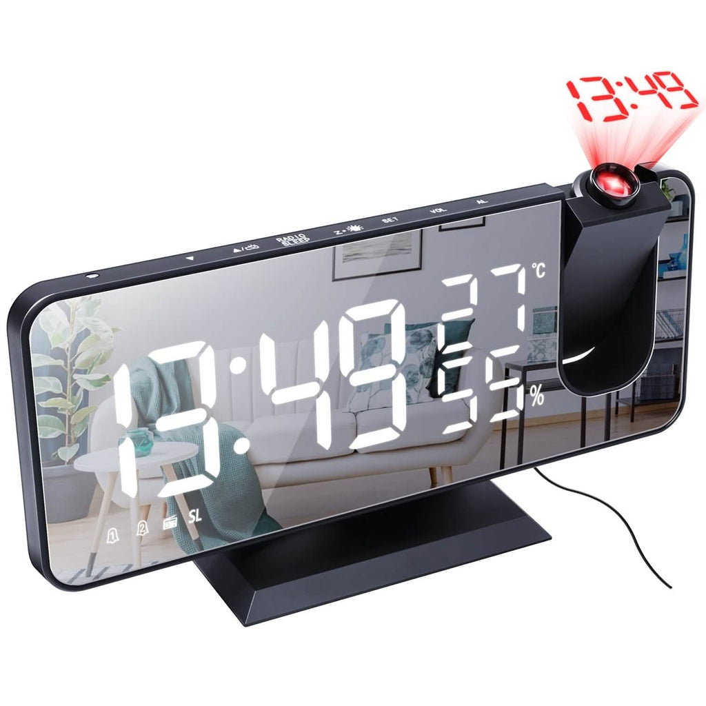 Réveil projecteur avec fonction radio