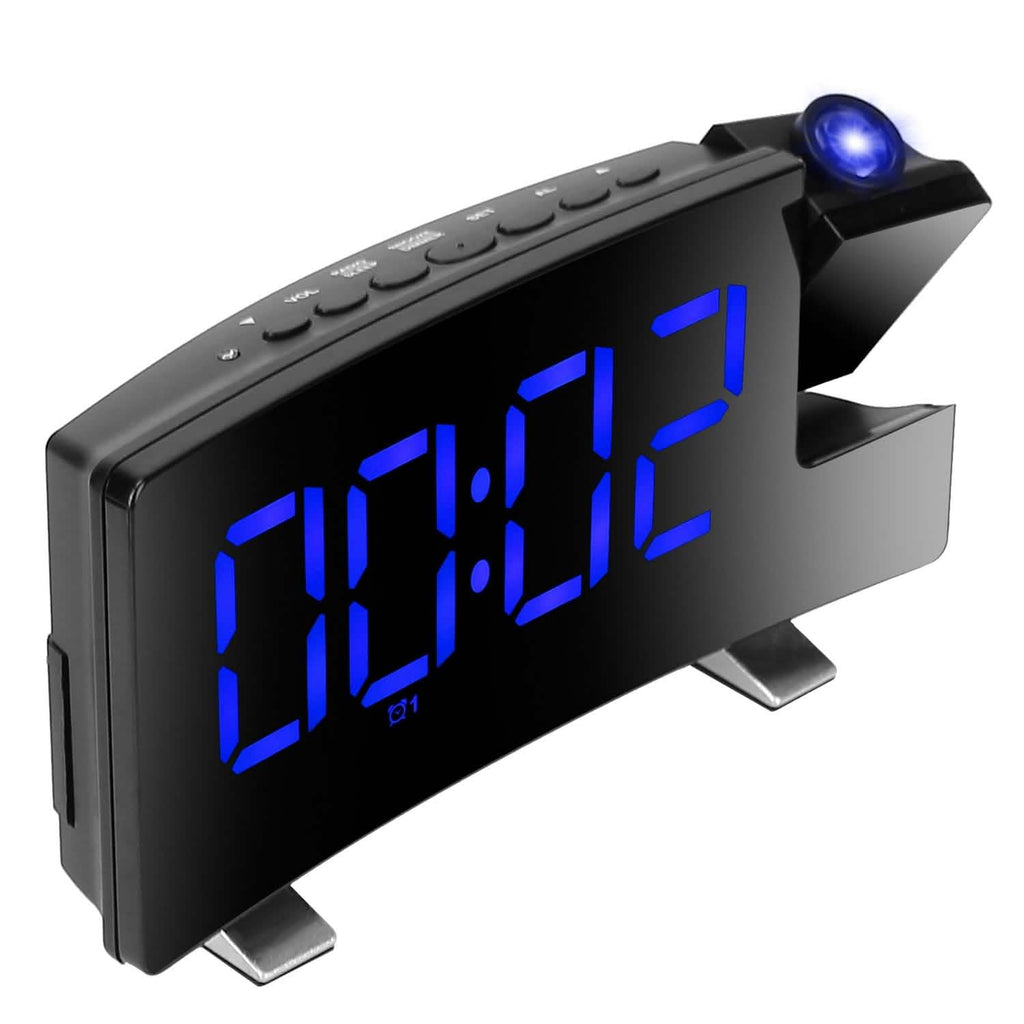 Réveil projecteur avec radio