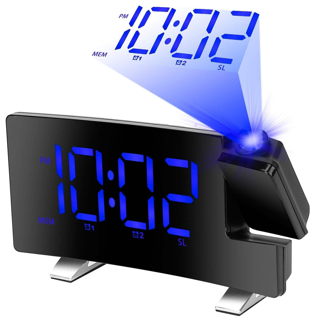 Réveil projecteur avec radio