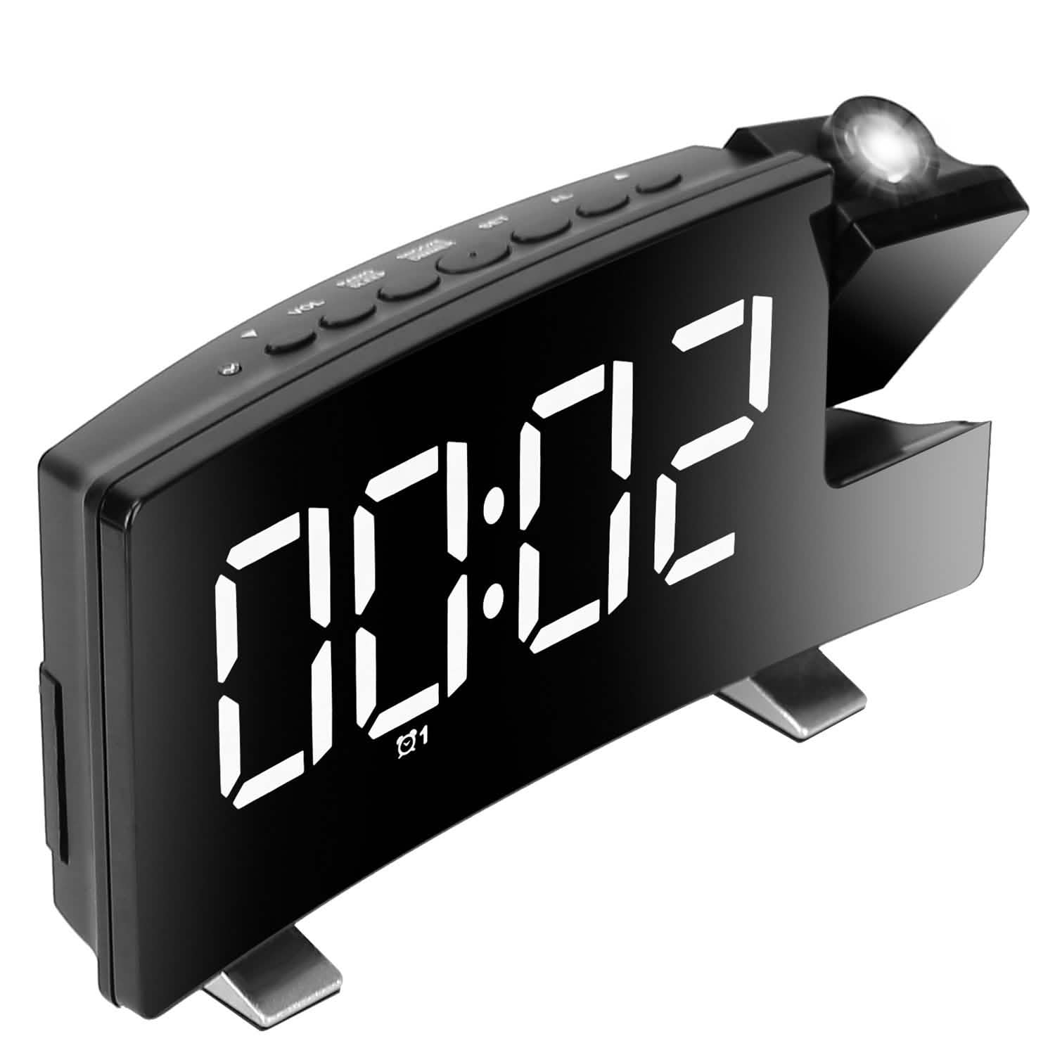 Réveil projecteur avec radio