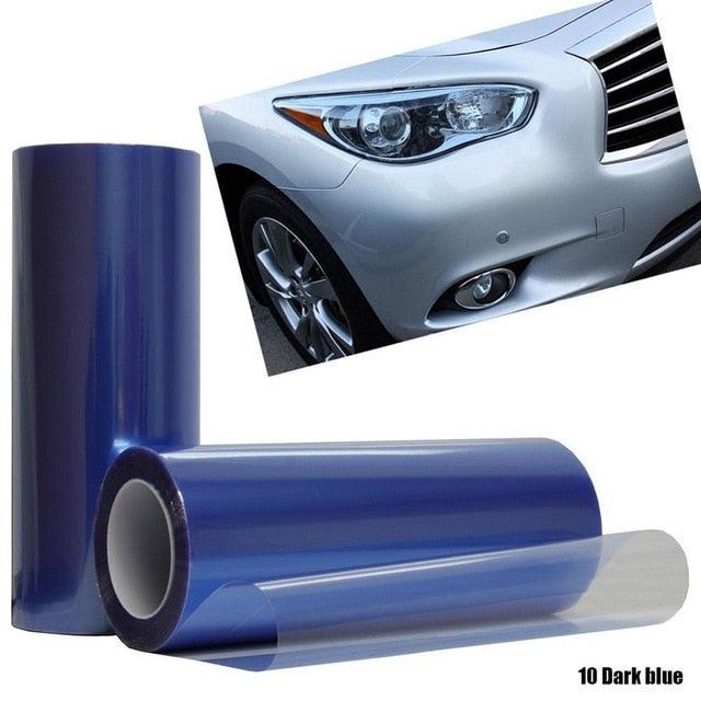 Promotion ! Film vinyle fumé pour phares, feux arrière et feux de brouillard, 30x60cm, pour habillage de voiture, autocollant adhésif, chromé, caméléon, pour tous les véhicules.