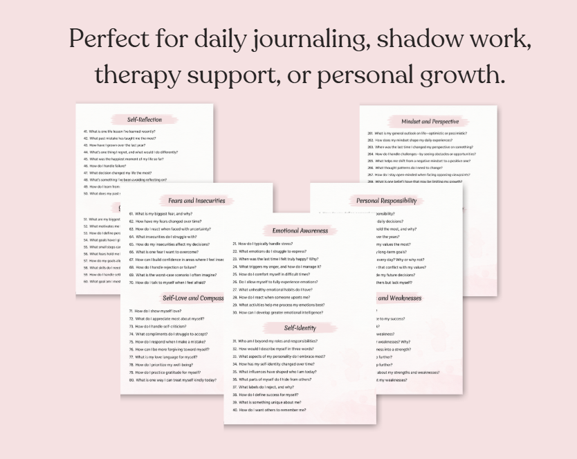 400 questions pour un journal de pleine conscience (PDF imprimable)