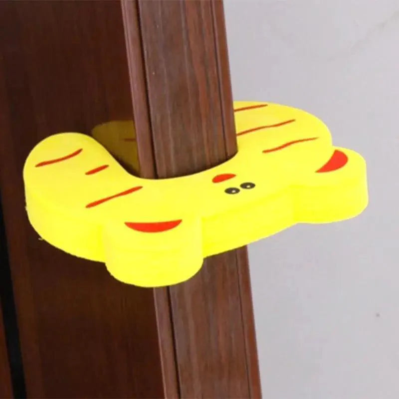 Protecteur de porte de sécurité mignon pour bébé avec animal, bloque-porte de sécurité pour bébé, serrure de carte pour bébé, soin du nouveau-né, protège-doigts pour enfant