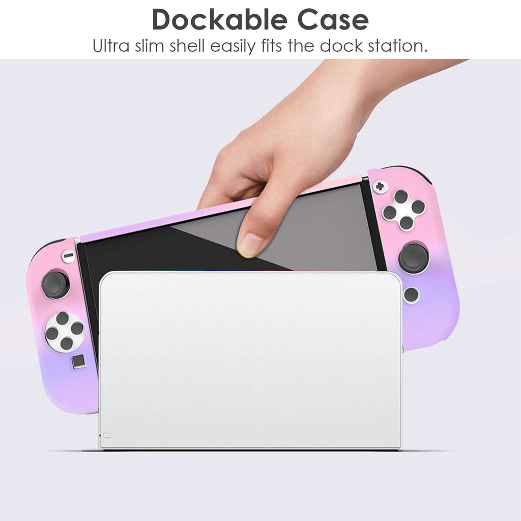 Housse de protection rigide compatible avec la station d'accueil de la Nintendo Switch OLED