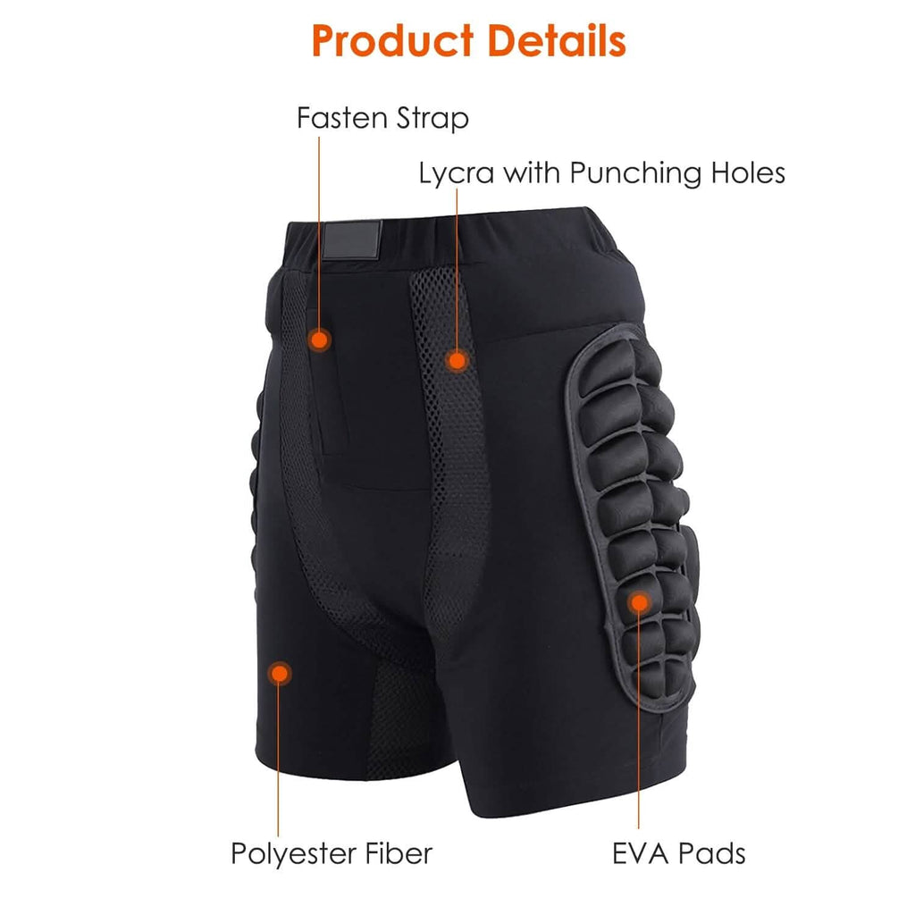 Short de protection pour le ski, le snowboard, le patinage et le skateboard