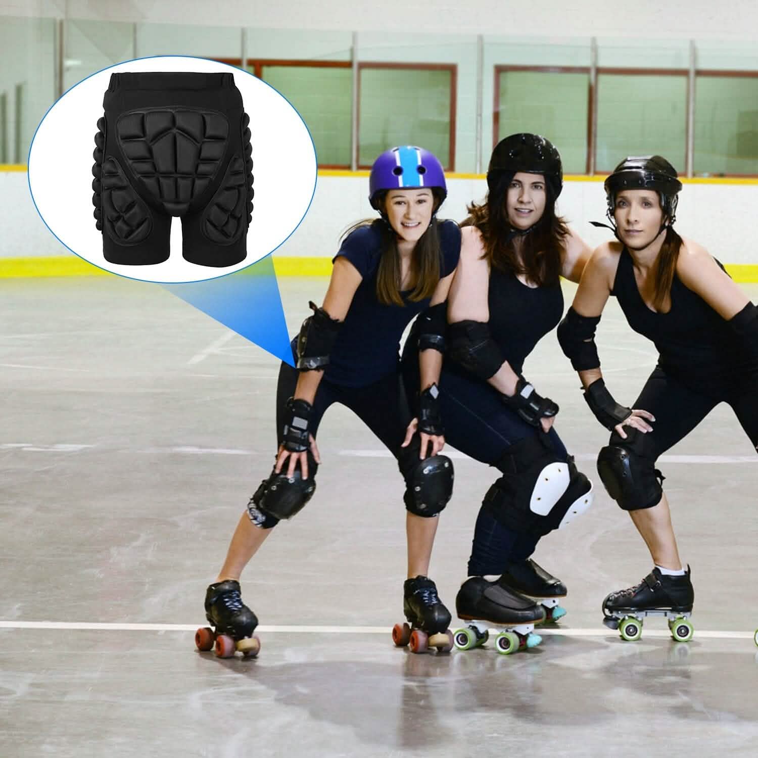 Short de protection pour le ski, le snowboard, le patinage et le skateboard