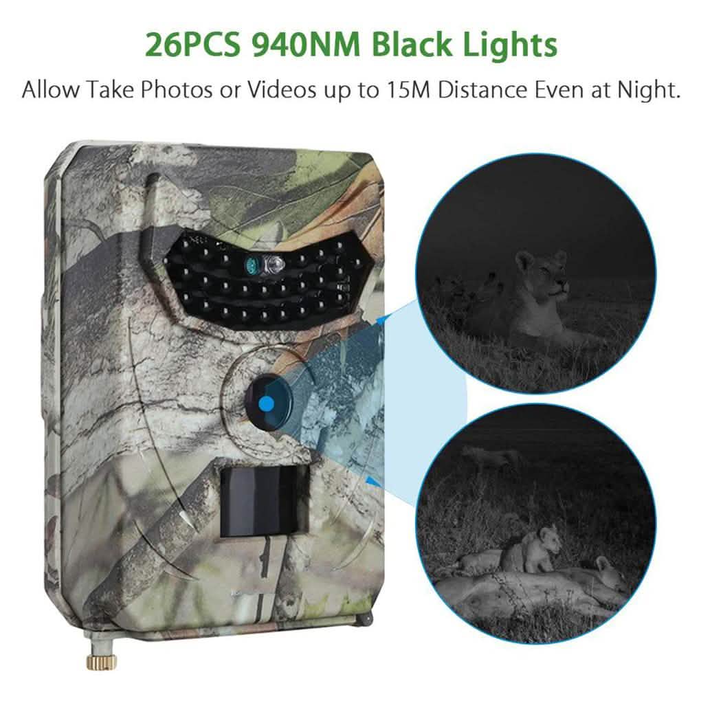 Caméra de Chasse Vision Nocturne Étanche IP65 Sans Fil