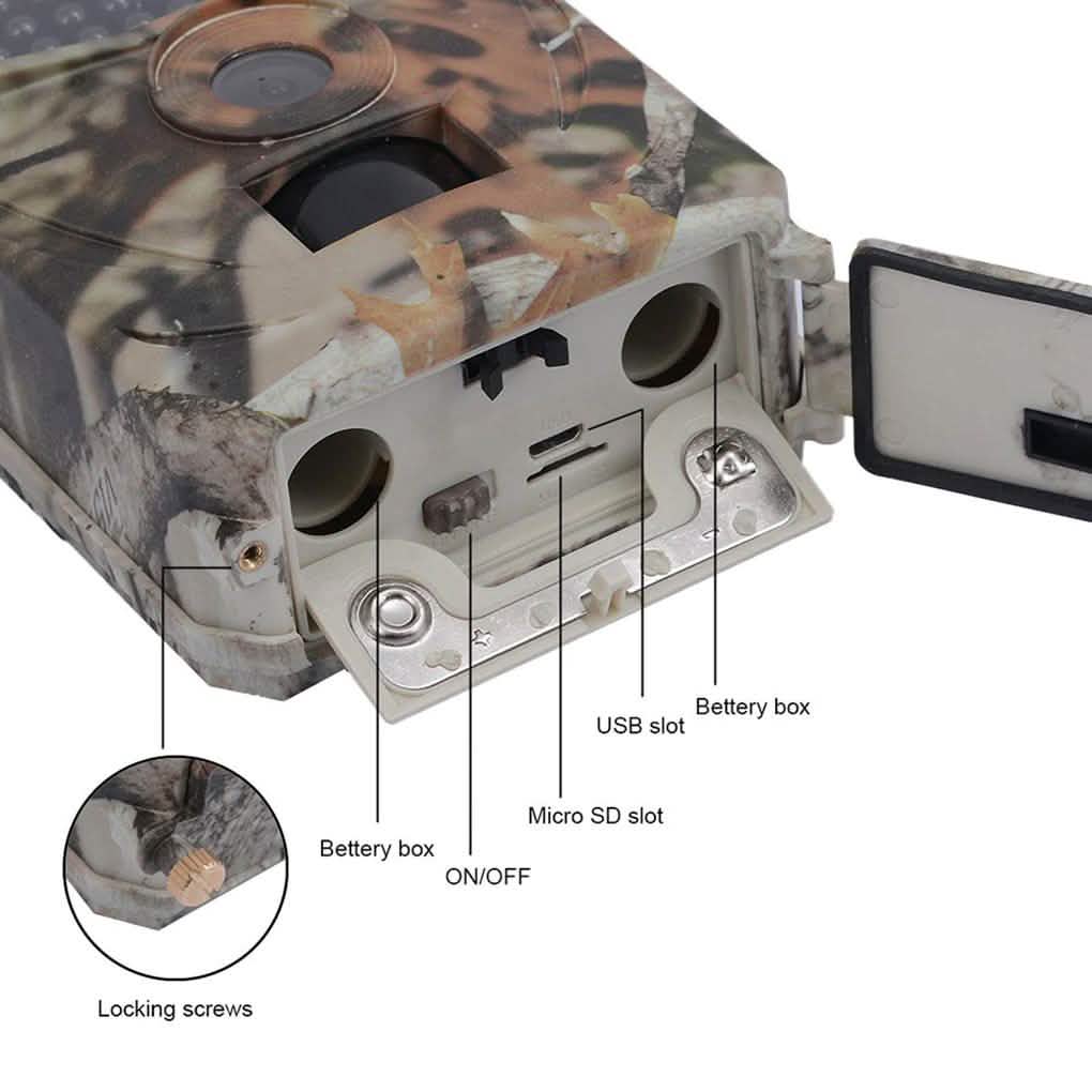 Caméra de Chasse Vision Nocturne Étanche IP65 Sans Fil