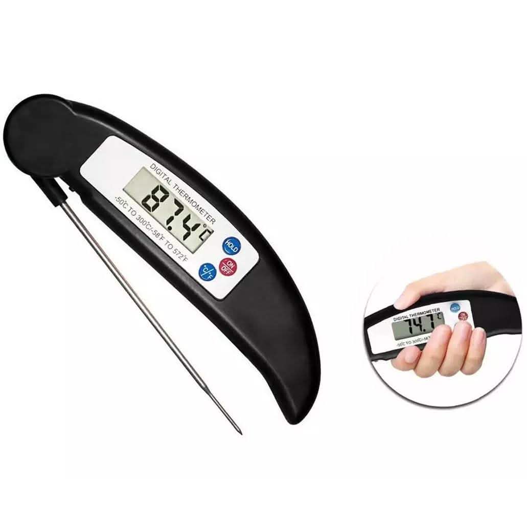 Thermomètre numérique instantané ProThermo en acier inoxydable pour viande et volaille