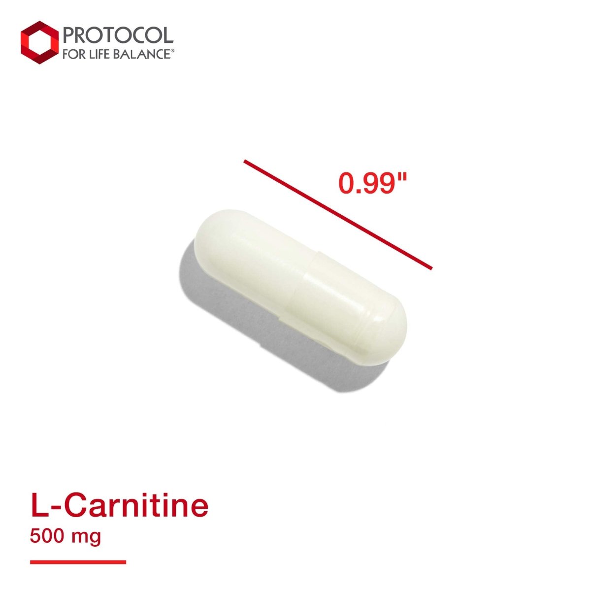 Protocol For Life Balance L-Carnitine 500 mg 60 Vcaps - P0072