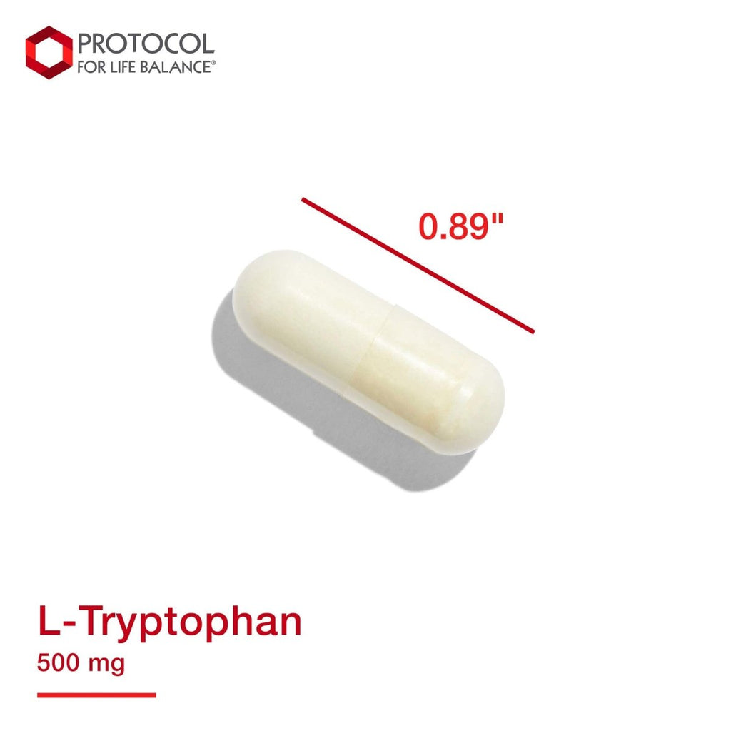 Protocol For Life Balance L-Tryptophane 500 Mg 120 Vcaps - P0167