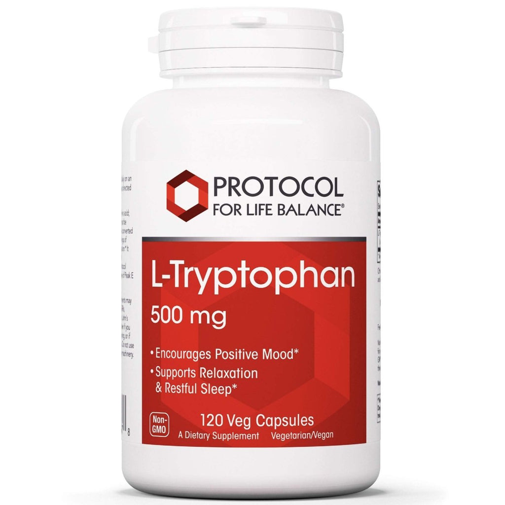 Protocol For Life Balance L-Tryptophane 500 Mg 120 Vcaps - P0167