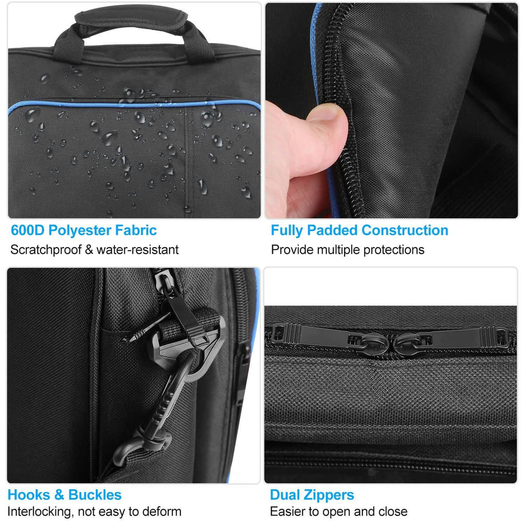 Sac à main pour accessoires de console PS4 avec bandoulière