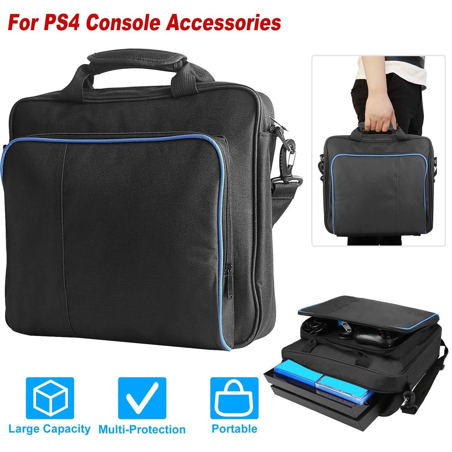 Sac à main pour accessoires de console PS4 avec bandoulière