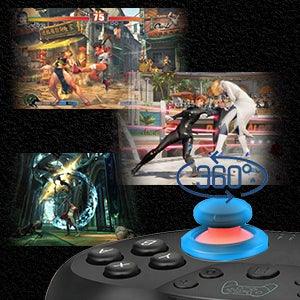 Manette de jeu Bluetooth sans fil noire pure compatible avec PC, ordinateur portable, moniteur et Smart TV