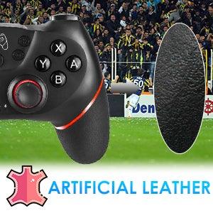 Manette de jeu Bluetooth sans fil noire pure compatible avec PC, ordinateur portable, moniteur et Smart TV