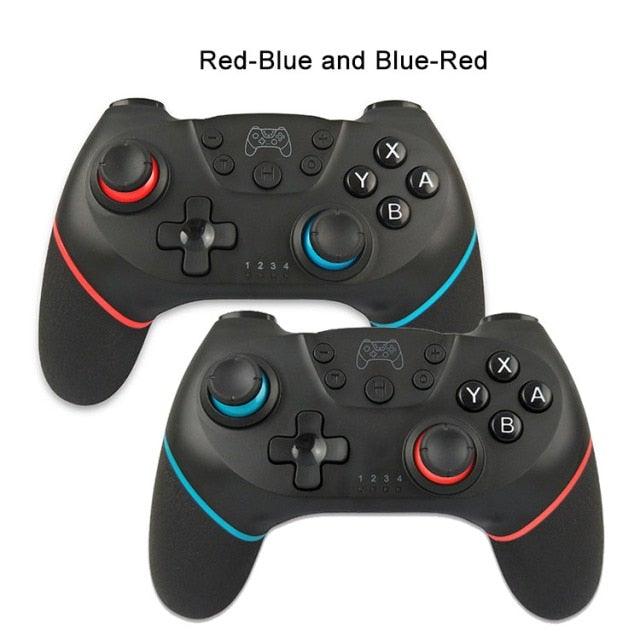 Manette de jeu Bluetooth sans fil noire pure compatible avec PC, ordinateur portable, moniteur et Smart TV