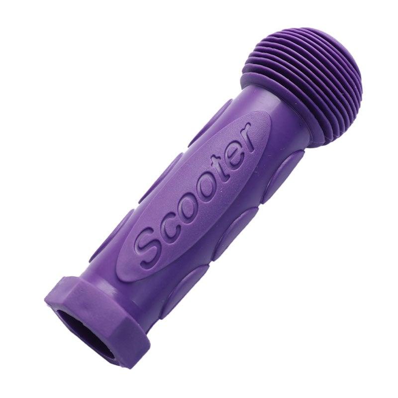 Poignées de guidon antidérapantes en caoutchouc violettes avec protection antichoc pour vélos d'équilibre, trottinettes et guidons de vélos pour enfants