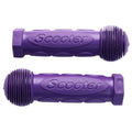 Poignées de guidon antidérapantes en caoutchouc violettes avec protection antichoc pour vélos d'équilibre, trottinettes et guidons de vélos pour enfants