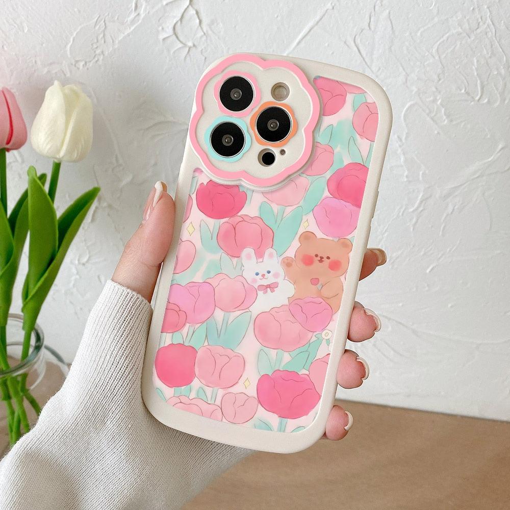 Coque de téléphone à motif floral violet pour iPhone 11, iPhone 13 14 Pro Max, iPhone 12. Housse arrière souple pour iPhone 11, iPhone 14. Joli motif floral, prise en main confortable et design esthétique.