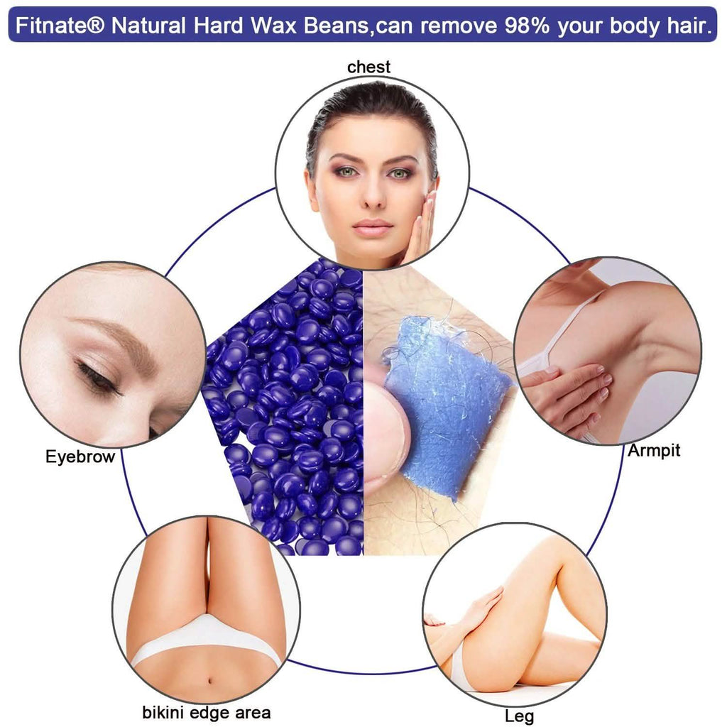 Fèves de cire chaude violettes pour épilation