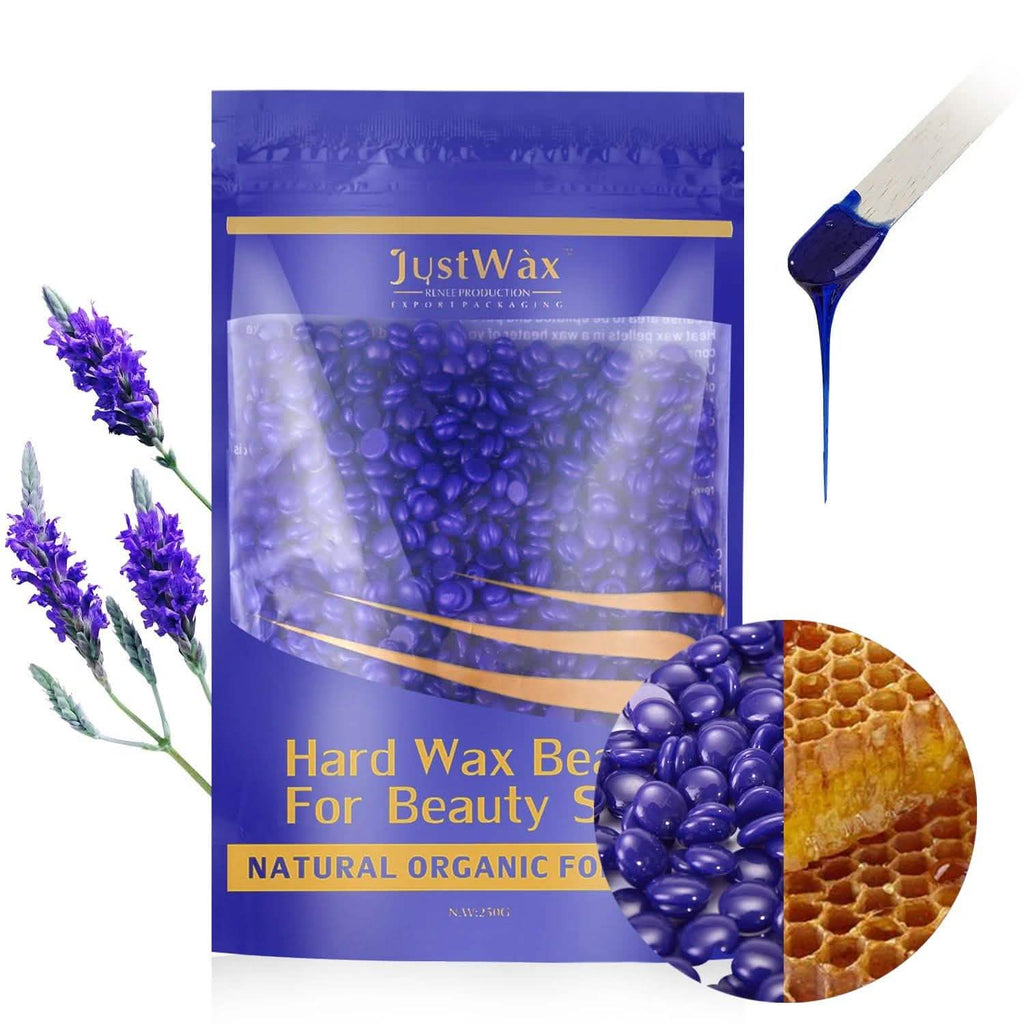 Fèves de cire chaude violettes pour épilation
