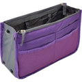 Sac de rangement pour insert de sac à main, organiseur de voyage polyvalent, insert de sac cosmétique avec multi-poches