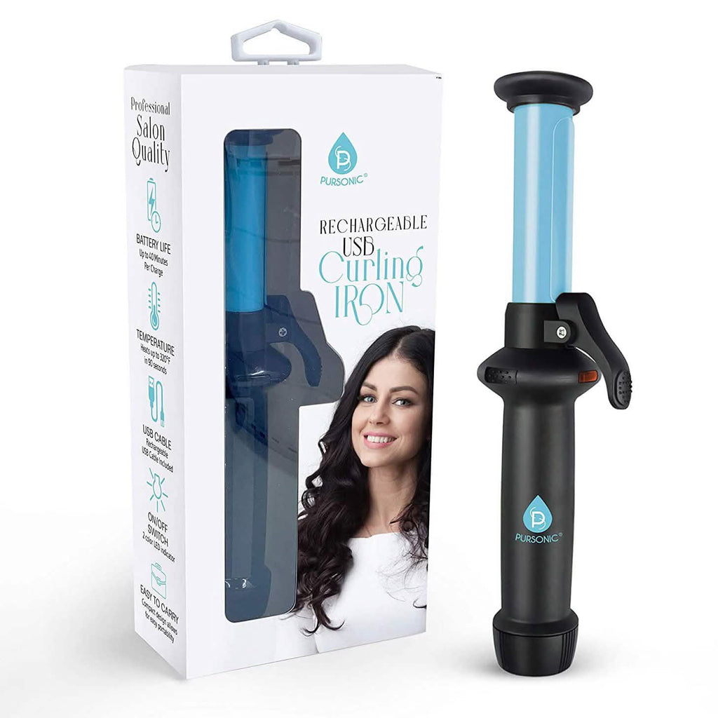 Fer à friser Pursonic portable sans fil rechargeable USB