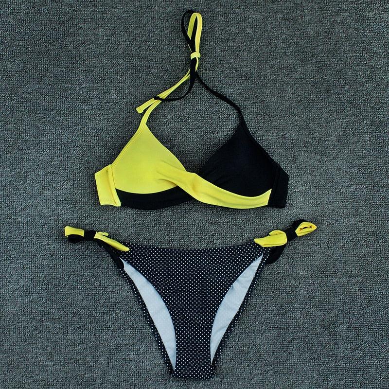 Bikinis Push-Up 2022 Nouveaux Maillots de Bain Bikini Femme Imprimé Floral Maillots de Bain pour Femme Maillots de Bain Deux Pièces Bikini Femme Ensembles Bikini Imprimé Floral Maillot de Bain Vêtements de Plage Maillot de Bain Femme Deux Pièces