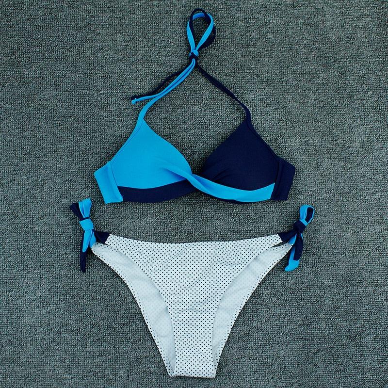 Bikinis Push-Up 2022 Nouveaux Maillots de Bain Bikini Femme Imprimé Floral Maillots de Bain pour Femme Maillots de Bain Deux Pièces Bikini Femme Ensembles Bikini Imprimé Floral Maillot de Bain Vêtements de Plage Maillot de Bain Femme Deux Pièces