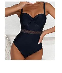 Maillot de Bain Femme Push Up Bikinis Maillots de Bain Femme Push Up Dos Nu Bandage Bikini Imprimé Floral Bas de Maillot de Bain Deux Pièces Maillots de Bain Femme Dos Nu Imprimé Feuilles Vêtements de Plage Grande Taille