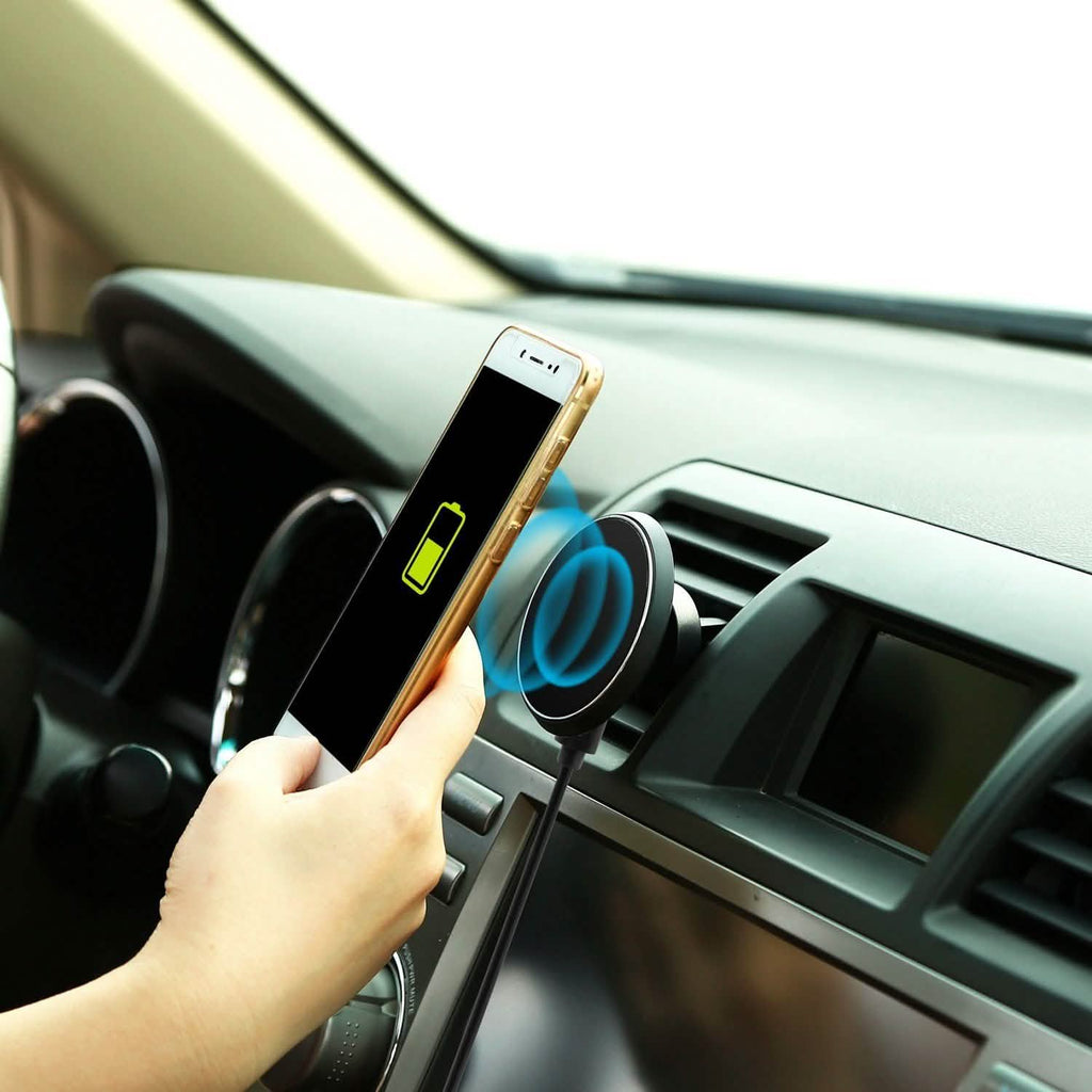Chargeur de voiture magnétique sans fil Qi