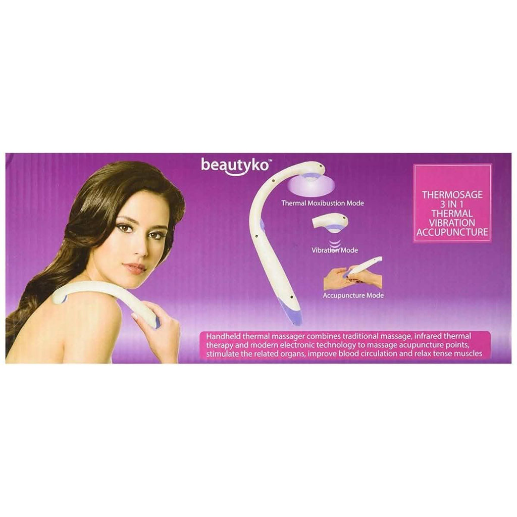 Appareil de massage par acupuncture à vibrations thermiques 3-en-1 QPower Premium