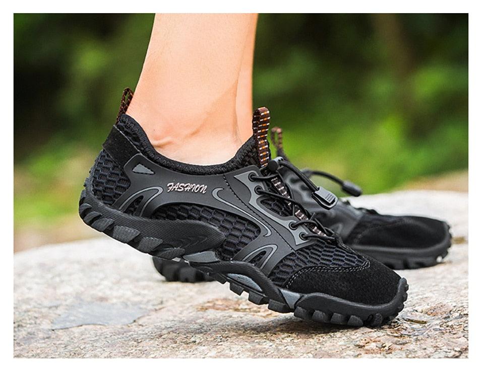 Chaussures de sport à séchage rapide pour hommes, chaussures aquatiques à enfiler, de randonnée, de plage, de surf, sandales, baskets de plage pieds nus, pour la natation, le bateau, la pêche, le yoga, la gym