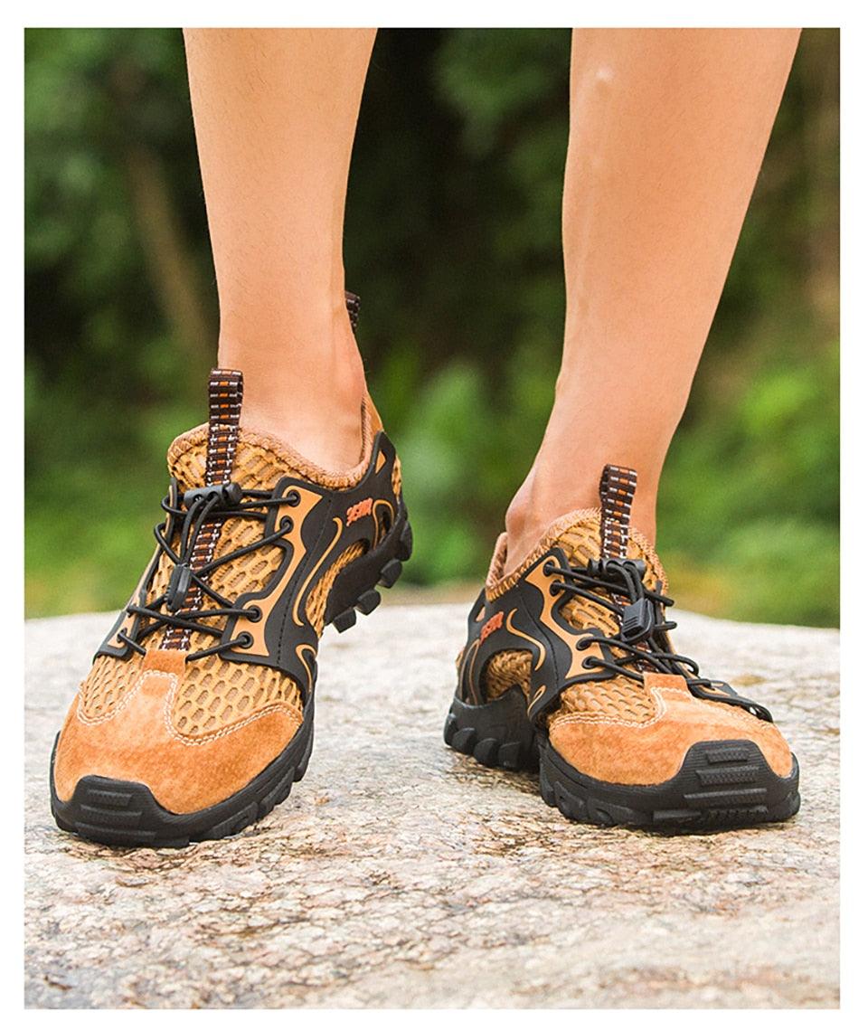 Chaussures de sport à séchage rapide pour hommes, chaussures aquatiques à enfiler, de randonnée, de plage, de surf, sandales, baskets de plage pieds nus, pour la natation, le bateau, la pêche, le yoga, la gym