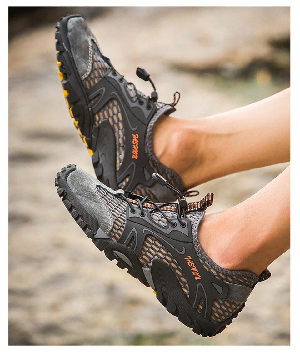 Chaussures de sport à séchage rapide pour hommes, chaussures aquatiques à enfiler, de randonnée, de plage, de surf, sandales, baskets de plage pieds nus, pour la natation, le bateau, la pêche, le yoga, la gym