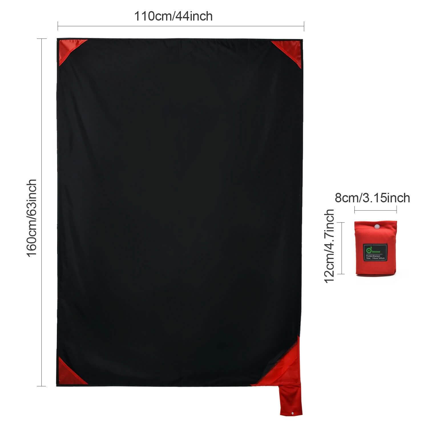 Tapis à séchage rapide Feuille de pique-nique imperméable Couverture de plage Tapis de sable de poche