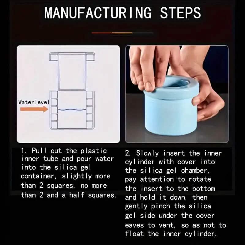 Moule à glaçons en silicone pour congélation rapide