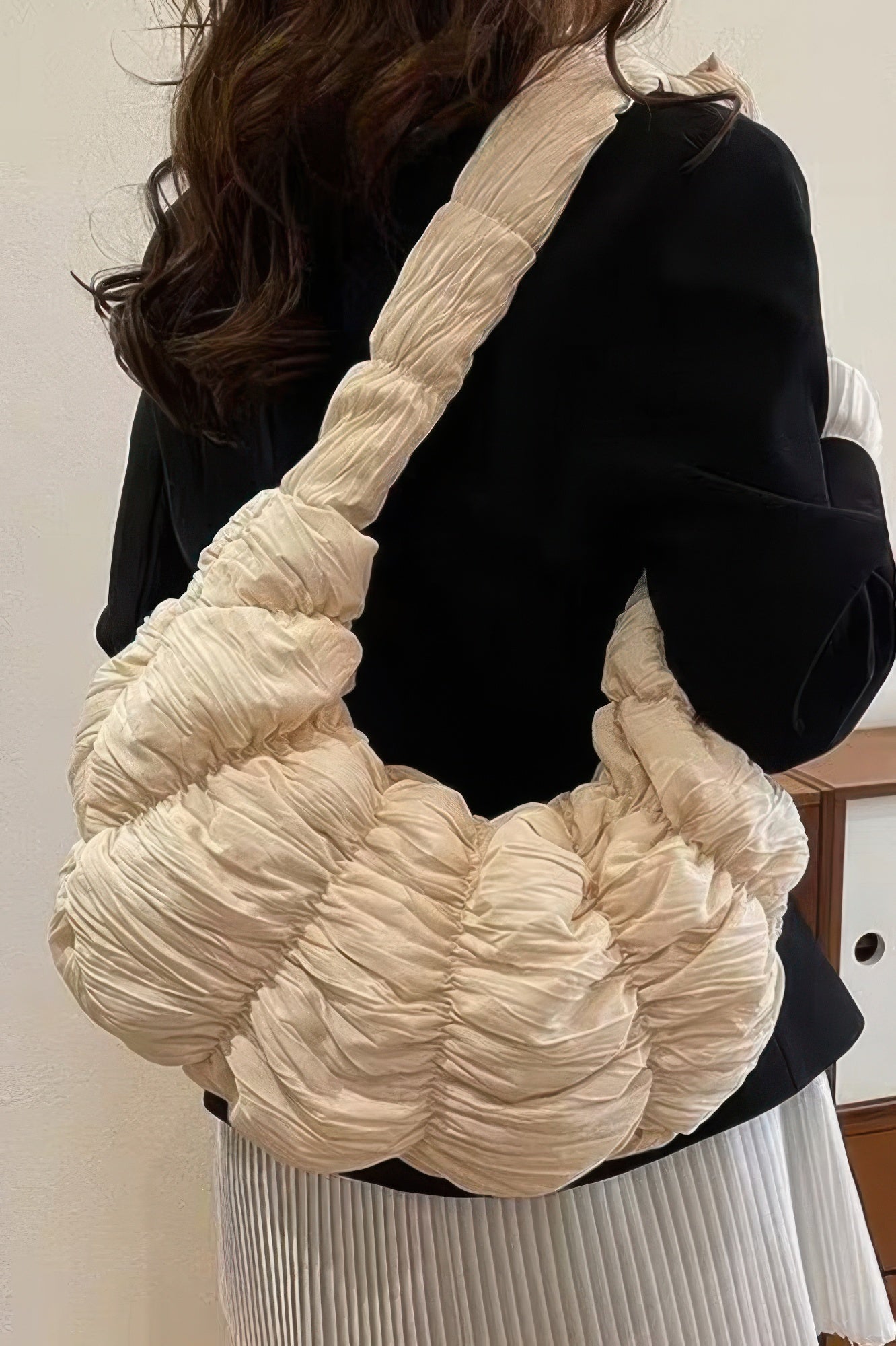 Sac bandoulière matelassé en nylon