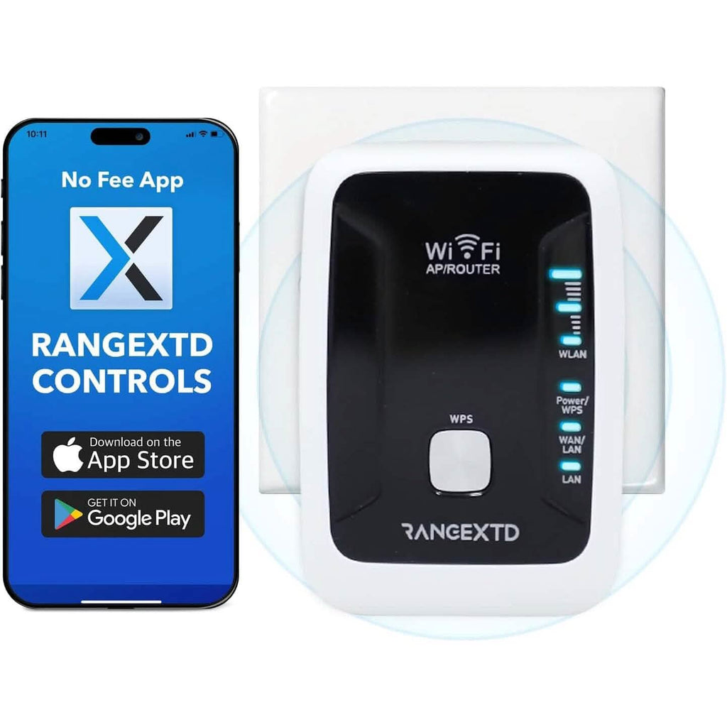 Répéteur WiFi RANGEXTD avec port Ethernet (Reconditionné)