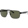 Lunettes de soleil carrées Ray-Ban pour homme Rb3530 (reconditionnées)