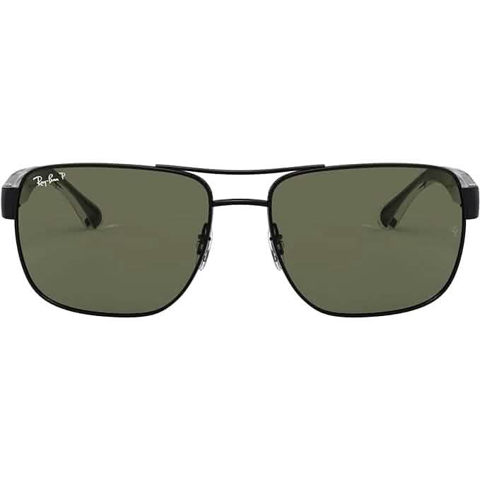 Lunettes de soleil carrées Ray-Ban pour homme Rb3530 (reconditionnées)