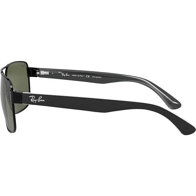 Lunettes de soleil carrées Ray-Ban pour homme Rb3530 (reconditionnées)