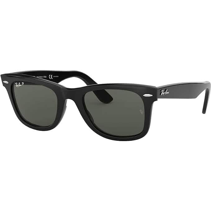 Lunettes de soleil carrées polarisées Ray-Ban RB2140 Original Wayfarer (reconditionnées)