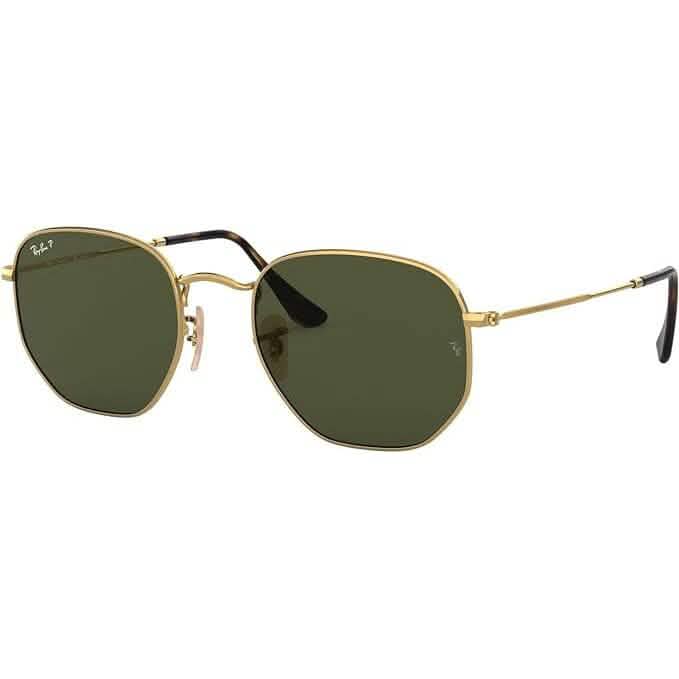 Lunettes de soleil Ray-Ban Rb3548n Hexagonal Flat Lens (reconditionnées)