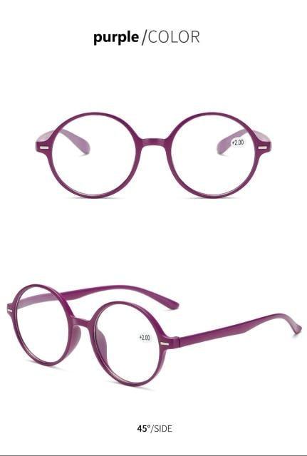 Lire Lunettes Hommes Femmes Rondes Vintage Lunettes de Lecture Anti Lumière Bleue Hommes Femmes Rétro Monture Ronde Épaisse Lunettes Légères avec Charnière à Ressort Faciles à Transporter +1 +1.5 +2 +2.5 +3 +3.5