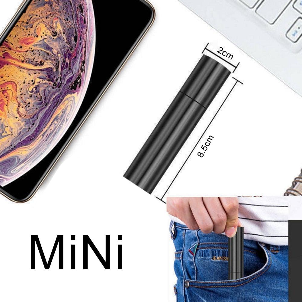 Mini lampe torche LED portable rechargeable étanche USB, super lumineuse, zoom télescopique, résistante à l'eau, idéale pour les activités intérieures/extérieures, le camping et la randonnée nocturne
